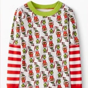 Hanna Andersson Grinch Pajama Set - Red,White,Green